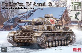 RFM Pz. Kpfw. IV Ausf. G With Workable Winterketten Tracks 1/35