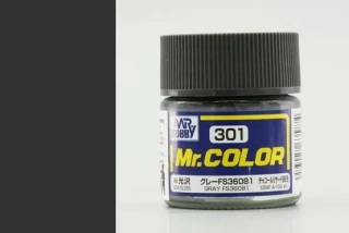 Mr. Color C301 - FS36081 Gray (USAF A-10A etc) / Tmavě šedá