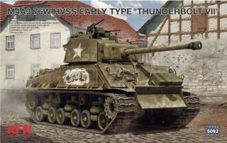 RFM M4A3 76W HVSS Early Type ”Thunderbolt VII” 1/35