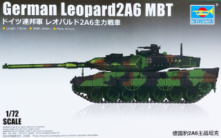 Trumpeter German Leopard 2A6 MBT 1/72