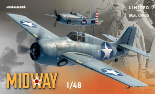 Eduard MIDWAY Dual Combo 2v1 Limited (F4F-3 a F4F-4 Wildcat) 1/48