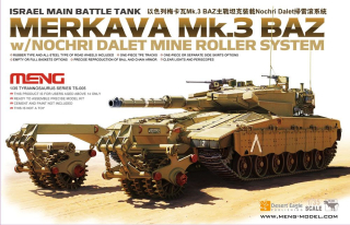 MENG Merkava MK.3 BAZ w/Nochri Dalet Mine Roller System 1/35