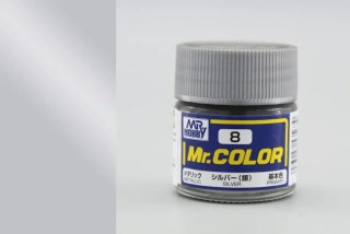 Mr. Color C008 - Silver / Stříbrná