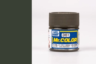 Mr. Color C361 - Dark Green BS641 (RAF Fighter) / Tmavě zelená