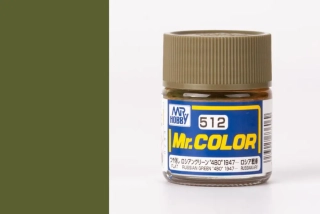 Mr. Color C512 - Russian Green "4BO" 1947 / Ruská zelená 1947