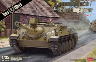 Das Werk 90mm Kanonenjagdpanzer / Beobachtungspanzer 2 in 1 1/35