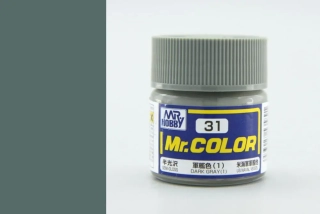 Mr. Color C031 - Dark Gray (1) / Tmavě šedá