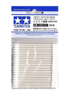 Tamiya Vatová tyčinka Trojhraná S - 50ks