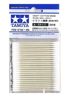 Tamiya Vatová tyčinka Kulatá S - 50ks