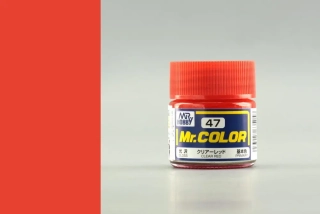 Mr. Color C047 - Clear Red / Transparentní červená