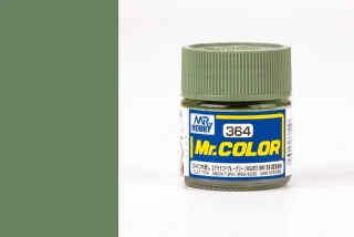 Mr. Color C364 - Aircraft Gray Green BS283 (USAF/RAF Aircraft Interior) / Letadlová šedozelená