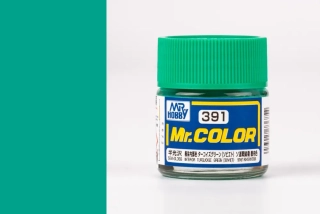 Mr. Color C391 - Interior Turquoise Green (Soviet) / Ruská kabinová tyrkysově zelená