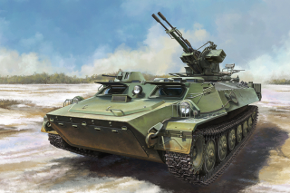 Trumpeter MT-LB with zu-23-2 1/35