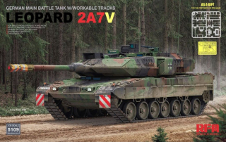 RFM German Main Battle Tank Leopard 2A7V W/Workable Tracks 1/35 (Poškozená krabice)