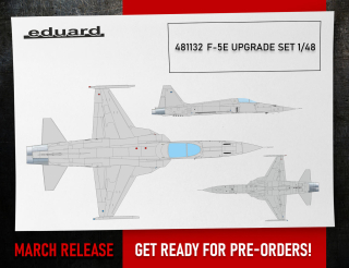 Eduard F-5E doplňková sada - detail set 1/48