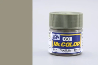 Mr. Color C060 - RLM02 Gray (German Aircraft) / RLM02 šedá