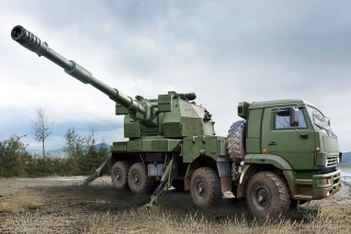 Trumpeter Russian 2S35-1 Koalitsiya-SV KSh 1/35