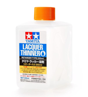 Tamiya Lacquer Thinner Retarder Type - 250ml / Ředidlo lacquerové