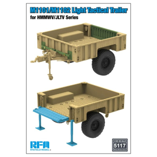 RFM M1101/M1102 Light Tactical Trailer for HMMWV/JLTV Series 1/35