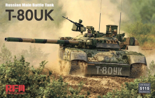 RFM T-80UK Russian Main Battle Tank with workable tracks  1/35