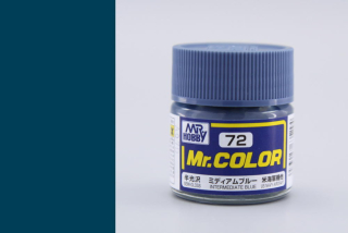 Mr. Color C072 - Intermediate Blue (US Navy Aircraft) / Přechodová modrá