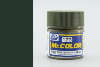 Mr. Color C123 - RLM83 Dark Green (German Aircraft) / Tmavě zelená