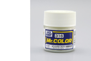 Mr. Color C316 - FS17875 White (US Navy F-14, A-4 etc)  / Bílá