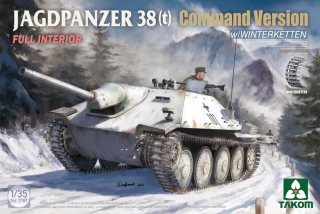 Takom Jagdpanzer 38(t) Hetzer Command Version with Winterketten Full Interior 1/35