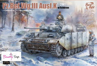 Border Model Pz.Bef.Wg.III Ausf.K with Schurzen 1/35