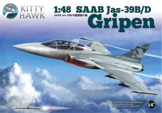 Kittyhawk Jas-39B/D ”Gripen” (ČR) 1/48