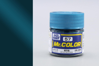Mr. Color C057 - Metallic Blue Green / Kovově modrozelená