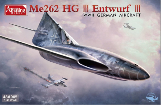 Amusing Hobby Me262 HGIII Entwurf III 1/48
