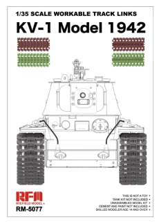 RFM Workable Track Links KV-1 Model 1942 - pohyblivé pásy 1/35