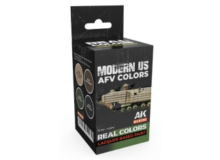 AK US Army Modern AFV Colors set (4x 17ml)
