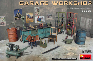 MiniArt Garage Workshop 1/35
