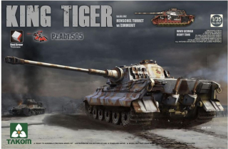 Takom King Tiger Henschel Abt. 505 w/Zimmerit - INTERIOR 1/35