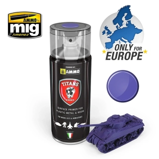 TITANS HOBBY Magic Purple Matt Primer - 400ml / Fialová základová