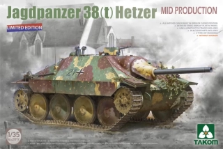 Takom Jagdpanzer 38(t) Hetzer Mid Production (Limited Edition) 1/35