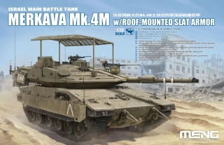 MENG Merkava Mk.4M With Roof-Mounted Slat Armor 1/35