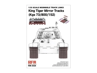 RFM King Tiger Mirror Tracks (Kgs 73/800/152) 1/35