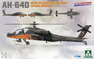 Takom AH-64D Royal Netherlands Air Force Special Marking - Display team Limited Edition! 1/35