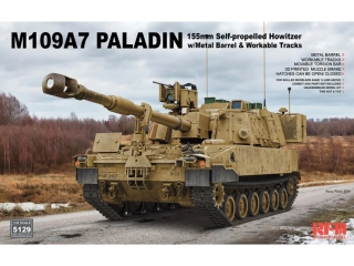 RFM M109A7 Paladin 155mm Self-propelled Howitzer w/workable tracks 1/35
