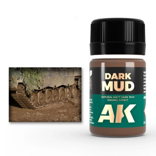 AK Dark Mud Effect Wash - 35ml / Tmavé bahno