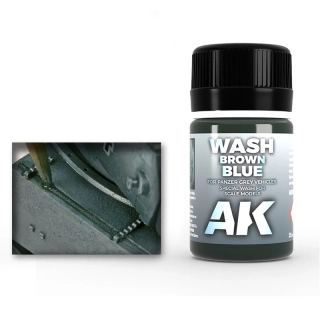 AK Wash For Panzer Grey (Brown Blue) - 35ml / Pro německou šedou techniku
