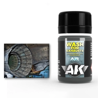 AK Exhaust Wash - 35ml / Trysky