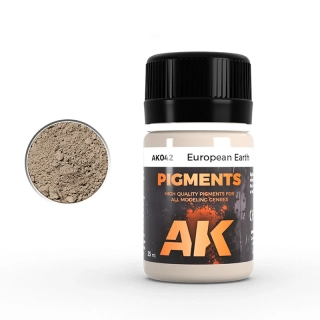AK European Earth Pigment - 35ml / Evropská zem