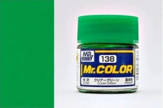 Mr. Color C138 - Clear Green / Transparentní zelená