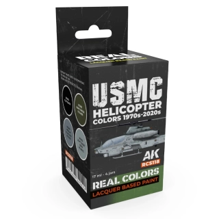 AK USMC Helicopter Colors 1970s-today Colors set (4x 17ml)