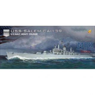 Very Fire U.S. Navy Heavy Cruiser CA-139 USS SALEM 1/700