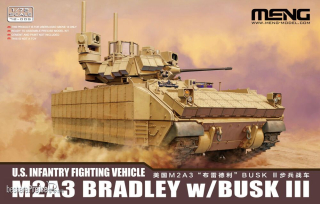 MENG U.S. Infantry Fighting Vehicle M2A3 Bradley w/BUSK III 1/72
